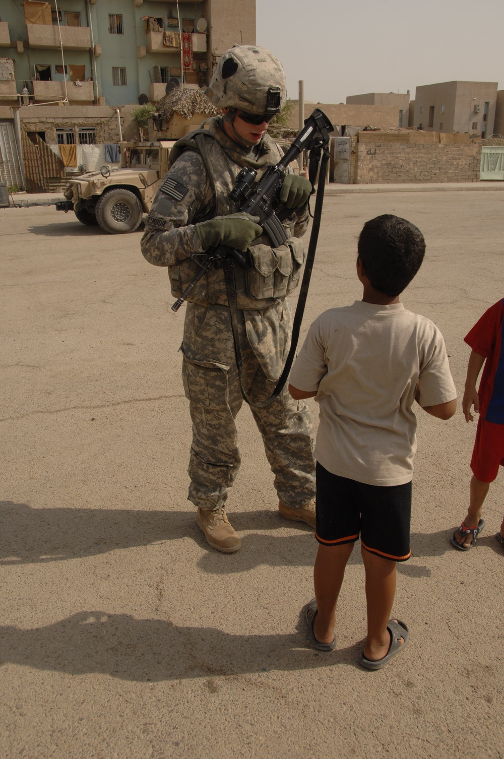 Iraqi Family Village Receives Visit from U.S. Soldiers