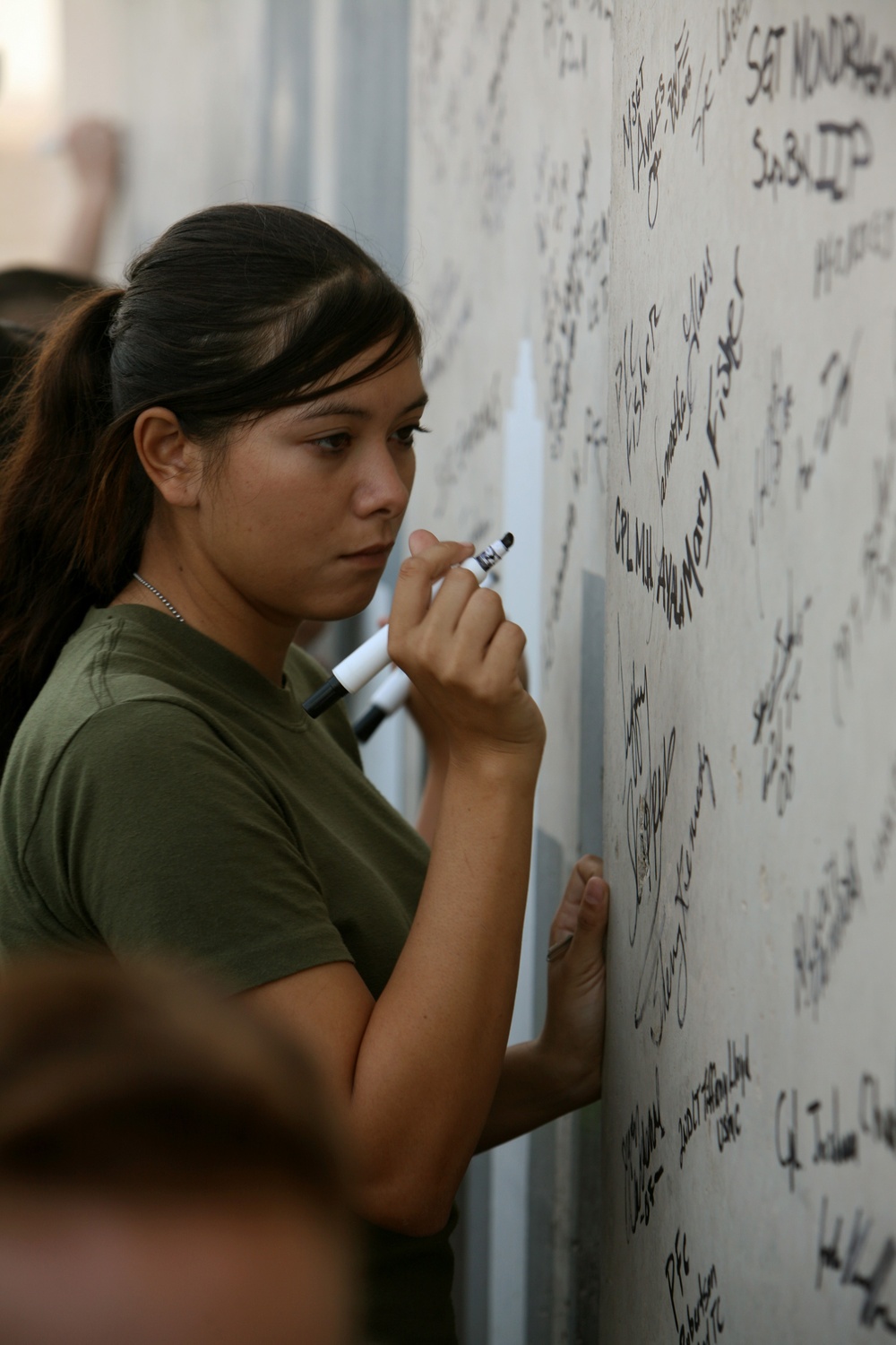 U.S. Marines pay respect to 9/11 victims