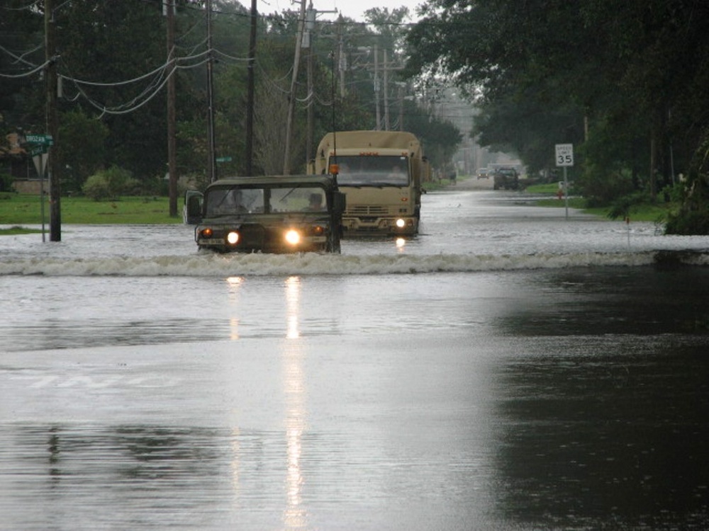 Search and Rescue Missions by Louisiana Guardsmen Continue in Lake Charles After Landfall of Hurricane Ike
