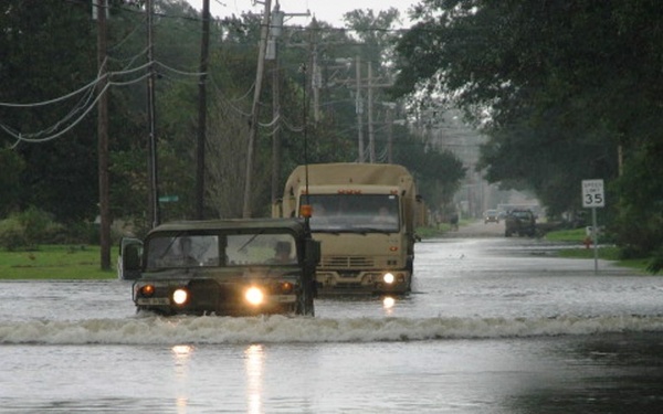 Search and Rescue Missions by Louisiana Guardsmen Continue in Lake Charles After Landfall of Hurricane Ike