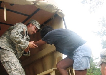 Louisiana Guardsmen Continue Search and Rescue Missions in Lake Charles After Landfall of Hurricane Ike