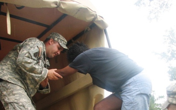 Louisiana Guardsmen Continue Search and Rescue Missions in Lake Charles After Landfall of Hurricane Ike