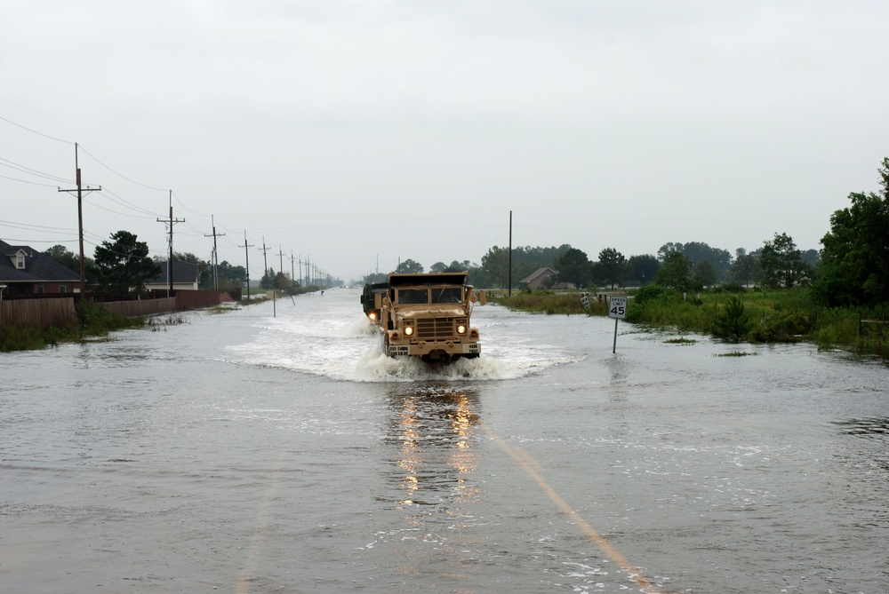 Louisiana National Guard Performs Search and Rescue in Lake Charles, La.