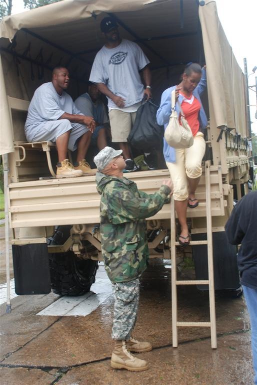 Louisiana Guardsmen Answer the Call As Ike Slams the Coast