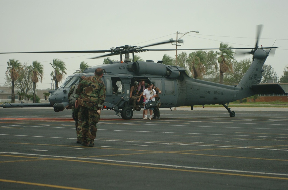 Hurricane Ike:  'Helispots'