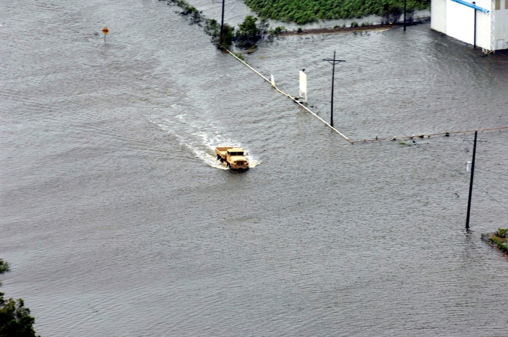 Louisiana leadership flies over Southwest La.