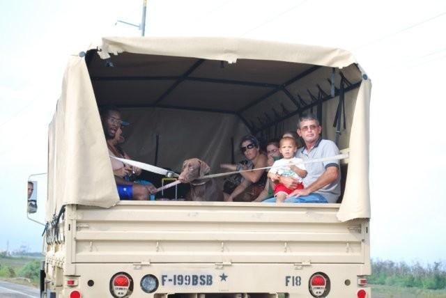 Several Louisiana families rescued by National Guard after landfall of Hurricane Ike