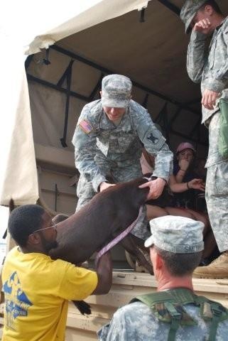 Several Louisiana families rescued by National Guard after landfall of Hurricane Ike