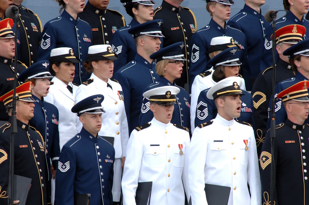 United States Air Force Band, Singing Sergeants Perform at Pentagon Memorial dedication ceremony