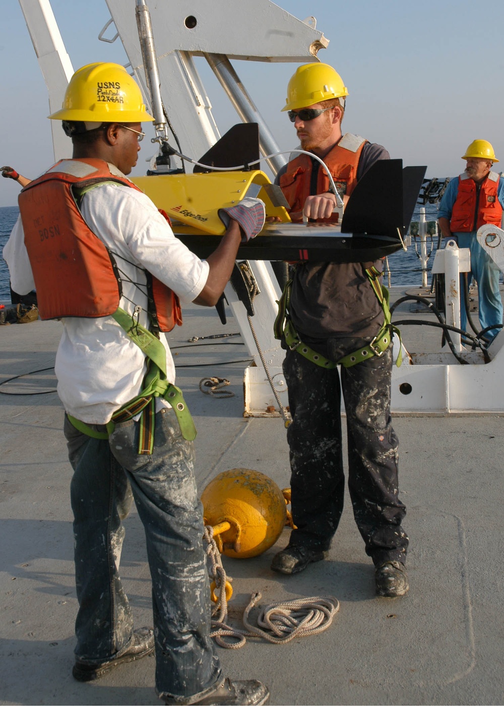 Joint-at-sea capabilities demonstration Aboard USNS Pathfinder