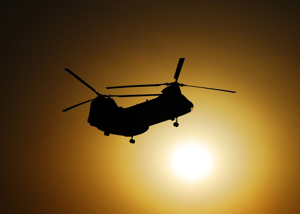 Sea Knight sun flight