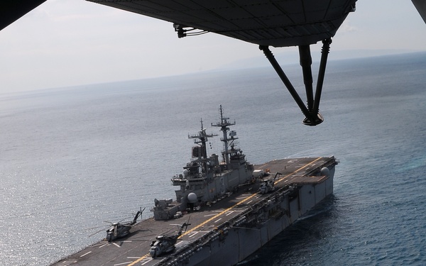 USS Kearsarge departs for Port-au-Prince