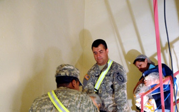 Indiana National Guard Helps Evacuate Flood Victims in NW Indiana