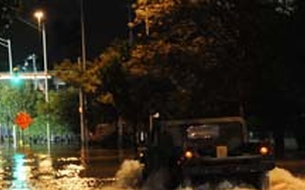 Indiana National Guard Helps Evacuate Flood Victims in NW Indiana