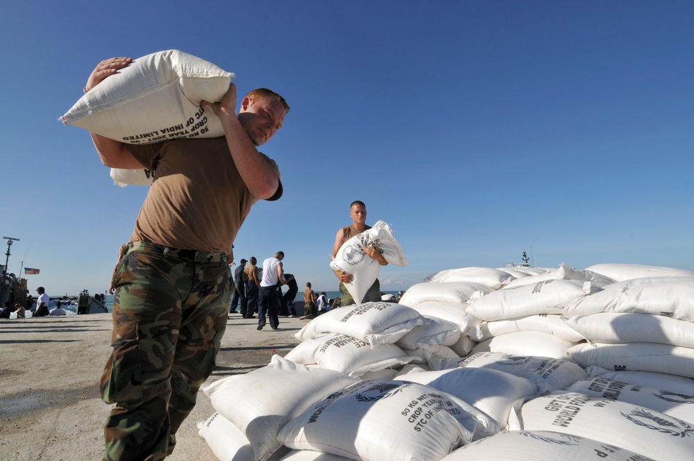 Humanitarian assistance mission in Gonaives