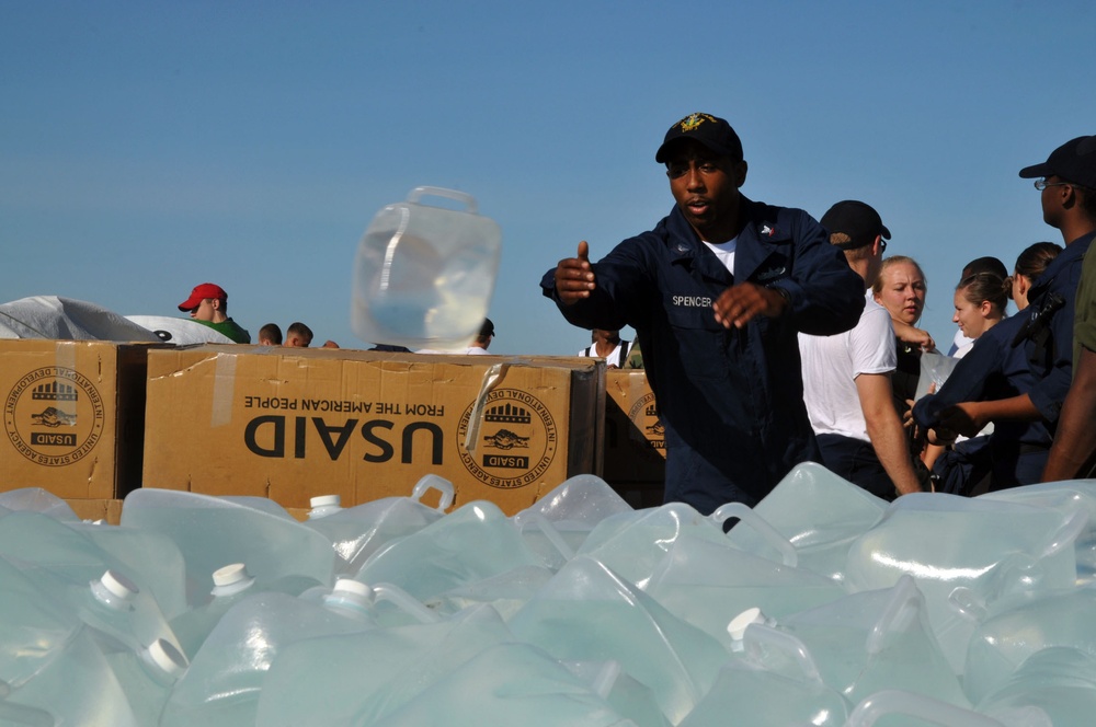 Humanitarian assistance mission in Gonaives