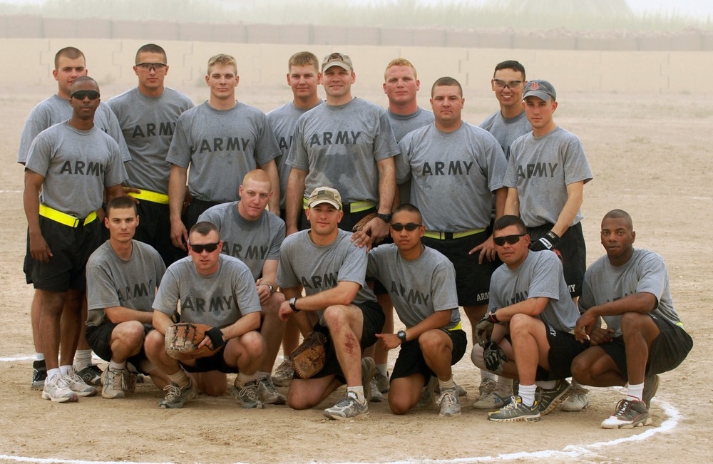 1st Battalion 76th Field Artillery wins softball championship