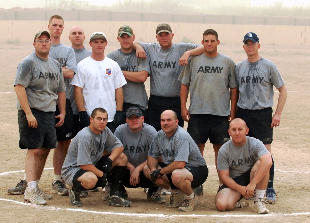 1st Battalion 76th Field Artillery wins softball championship