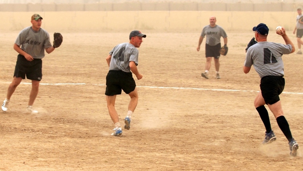 1st Battalion 76th Field Artillery wins softball championship