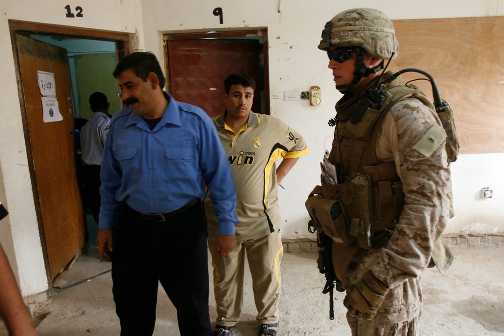 Iraqi police part with Company K to run independently