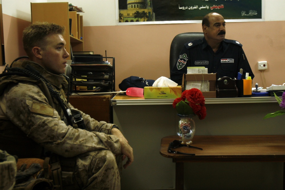 Iraqi police part with Company K to run independently