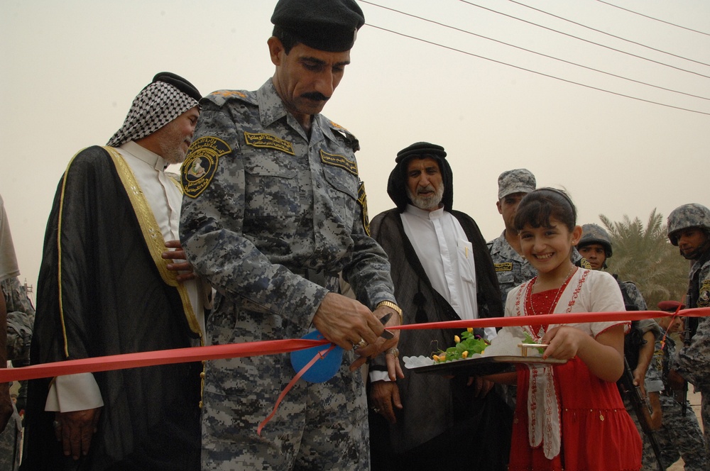 Community park opening and humanitarian assistance