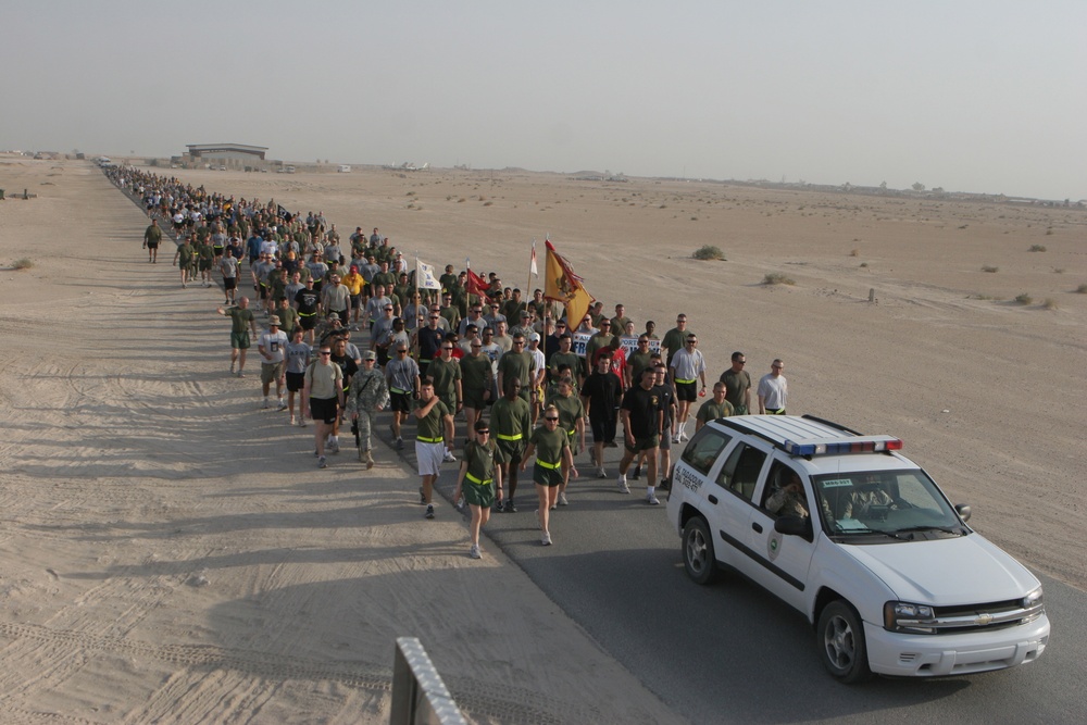 300 participate in Camp Taqaddum's Freedom Walk