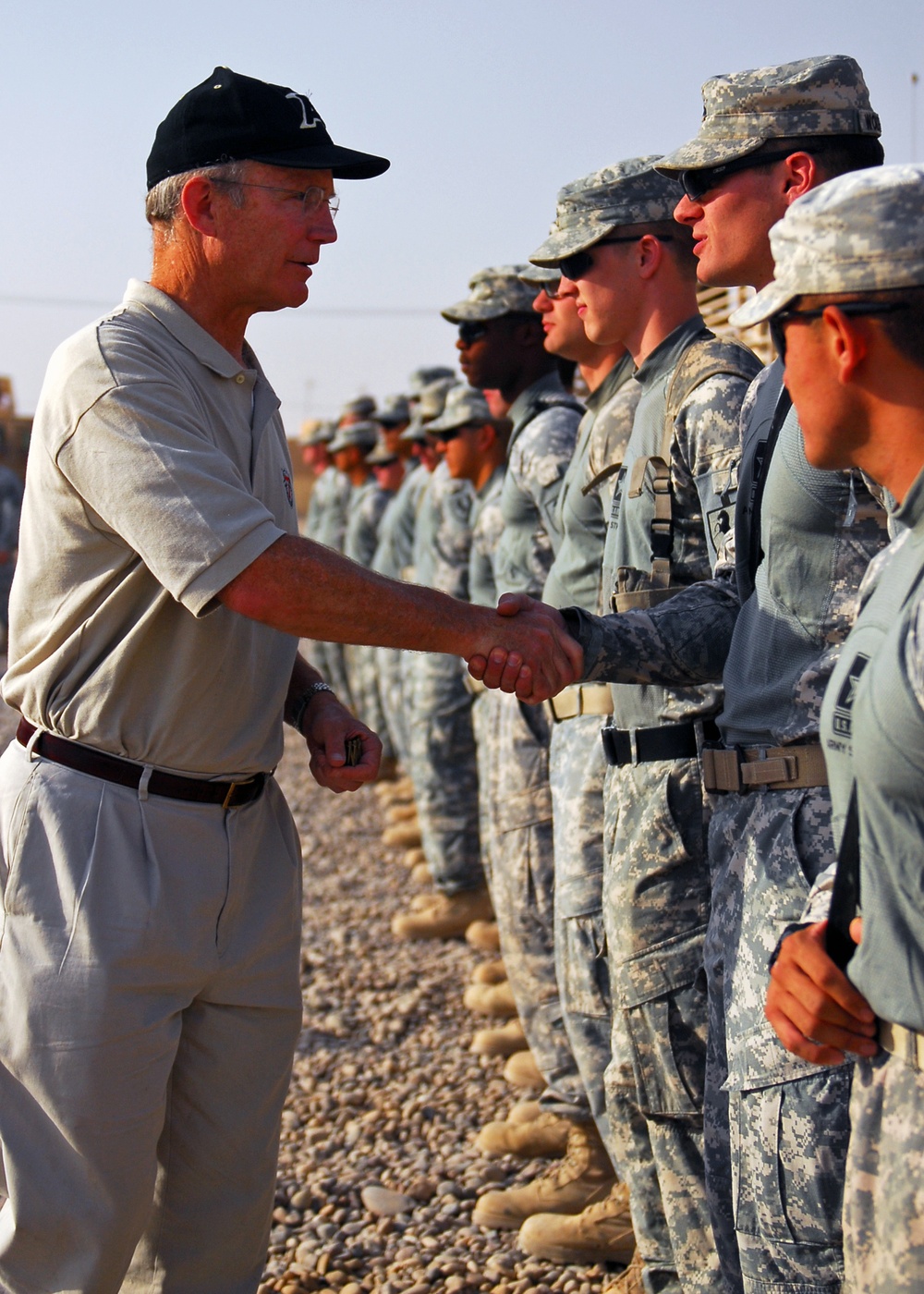Secretary of the Army visits COB Speicher Soldiers