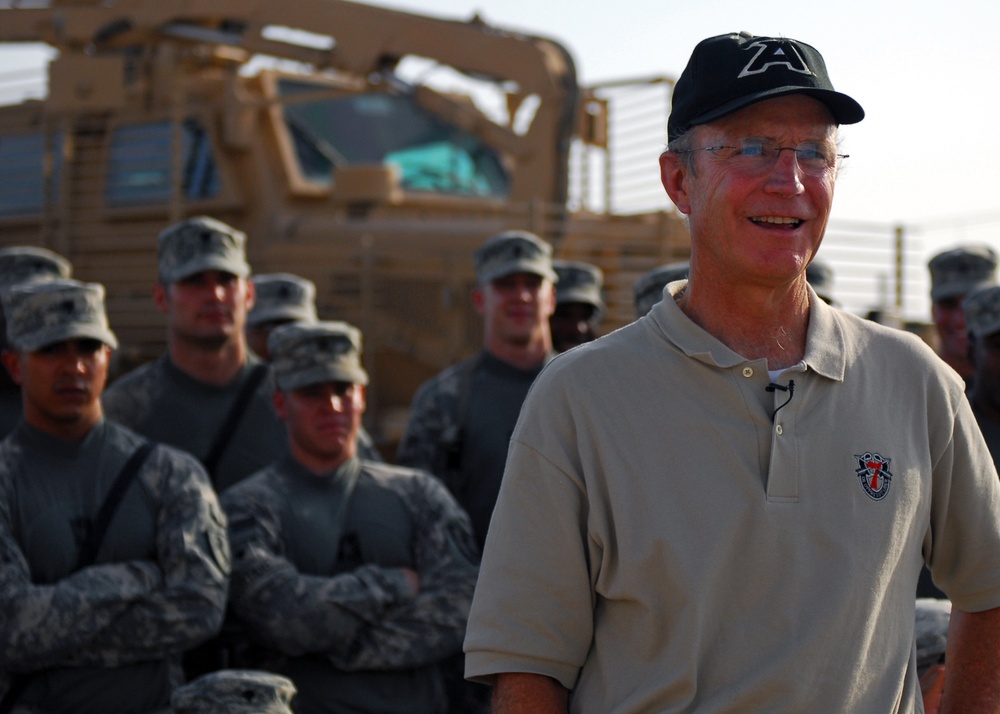 Secretary of the Army visits COB Speicher Soldiers
