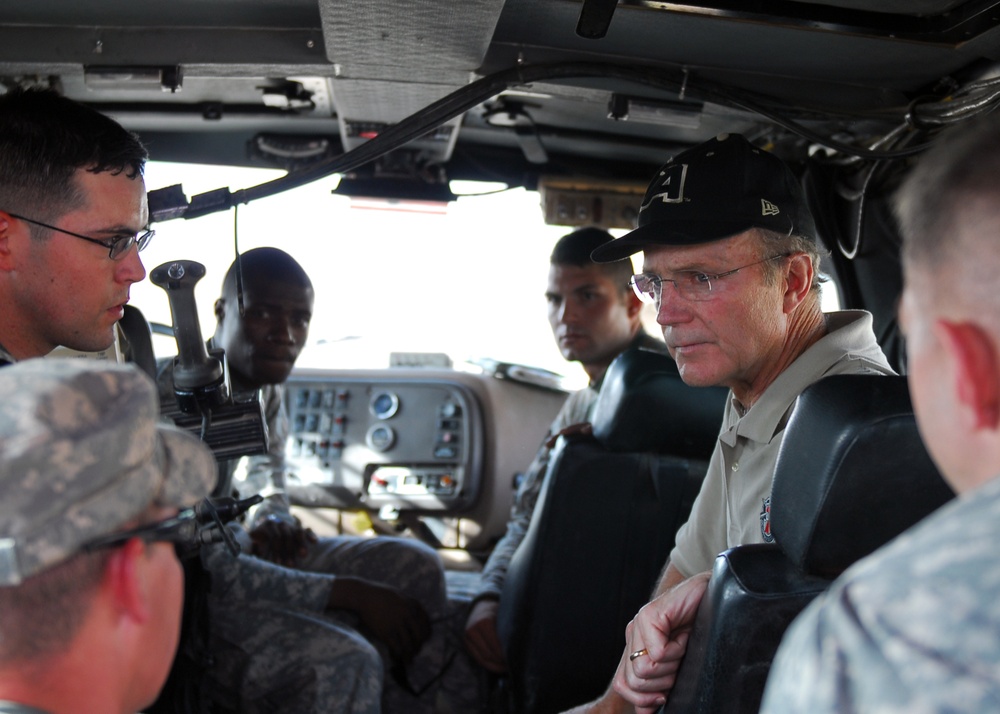 Secretary of the Army visits COB Speicher Soldiers