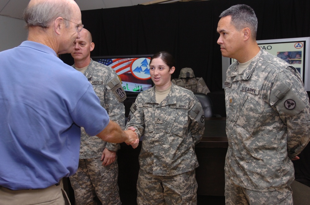 Secretary of the Army Visits 3d ESC and Joint Base Balad