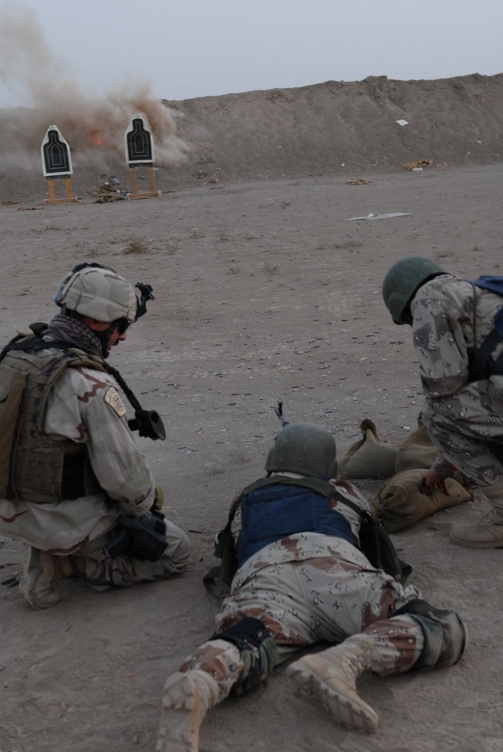 U.S. Soldiers Train the Trainer With Iraqi Border Patrol