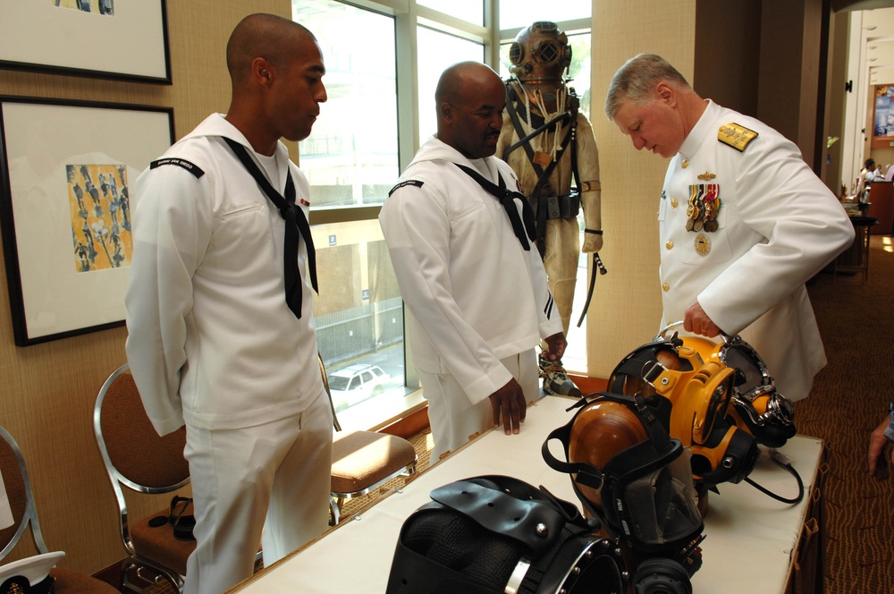 Christening, launch ceremony of USNS Carl Brashear