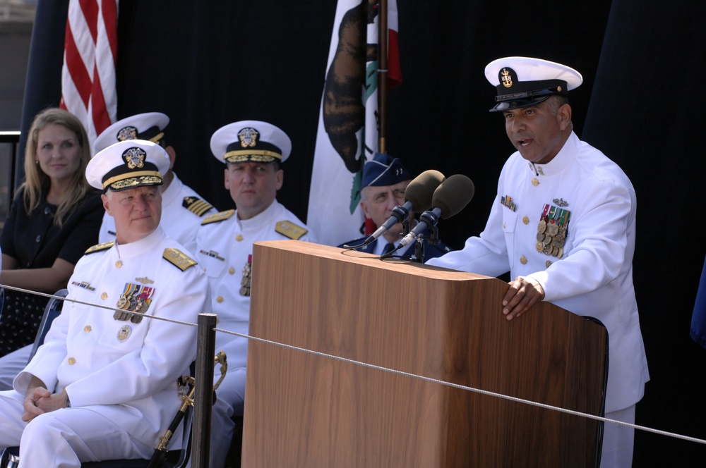 Launch ceremony of USNS Carl Brashear