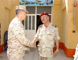 Defense Distribution Center Commander Visits Iraqi Army General Truck Regiment
