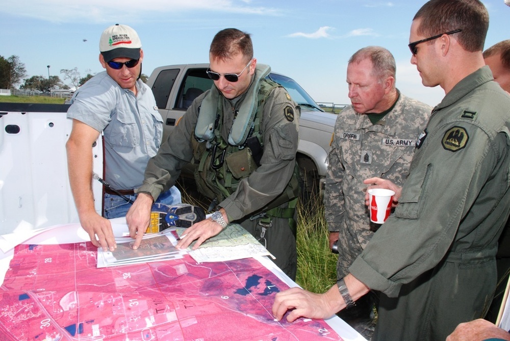 National Guard Aids Stranded Livestock in Louisiana