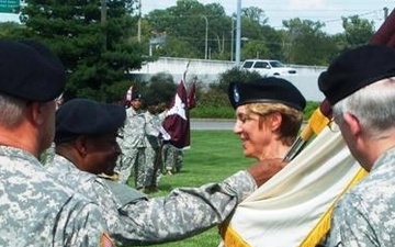 First female Army Reserve Medical Brigade commander awarded Legion of Merit