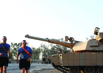 Marathon at Forward Operating Base Marez