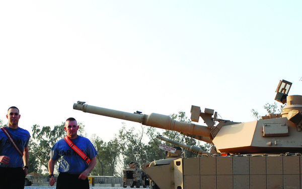 Marathon at Forward Operating Base Marez