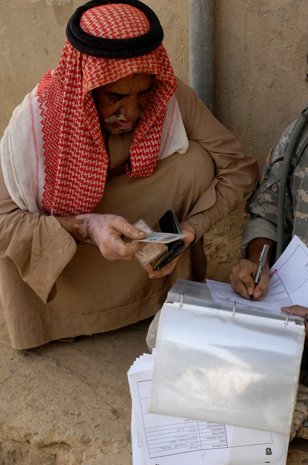 U.S. Soldiers Conduct Population Census in Balad