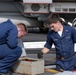 Flight deck maintenance aboard USS Ronald Reagan