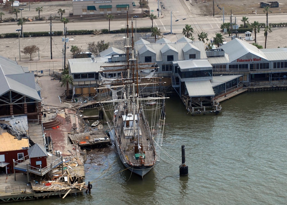 Hurricane Ike Damage in Galveston, Texas