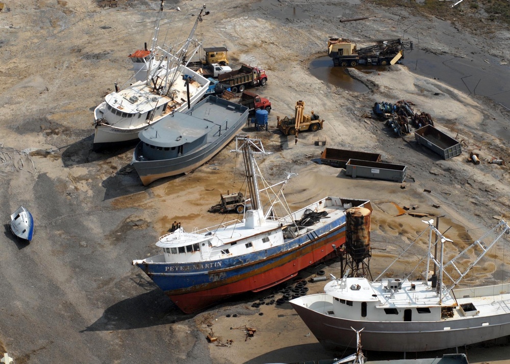 Hurricane Ike Damage in Galveston, Texas