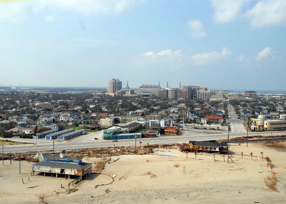 Hurricane Ike Damage in Galveston, Texas