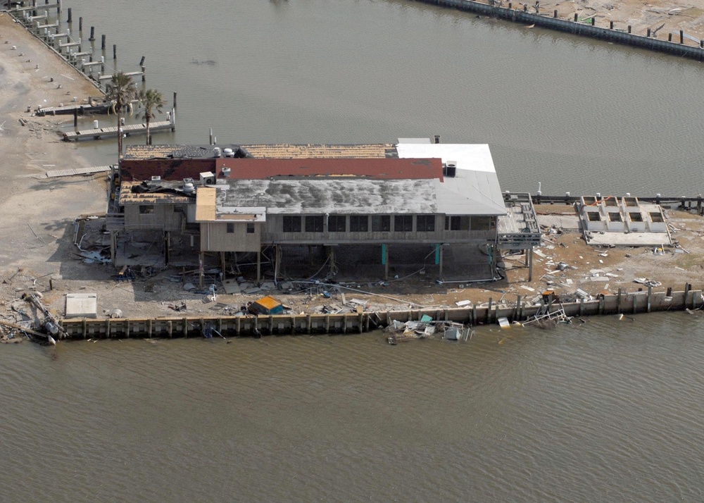 Hurricane Ike Damage in Galveston, Texas