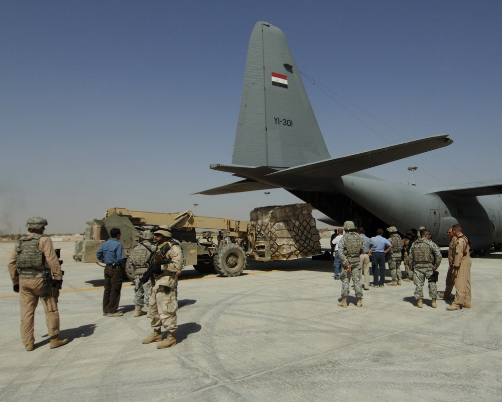 First Iraqi Air Force Supported Humanitarian Airlift Mission To Najaf