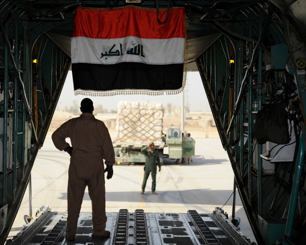 First Iraqi Air Force Supported Humanitarian Airlift Mission To Najaf
