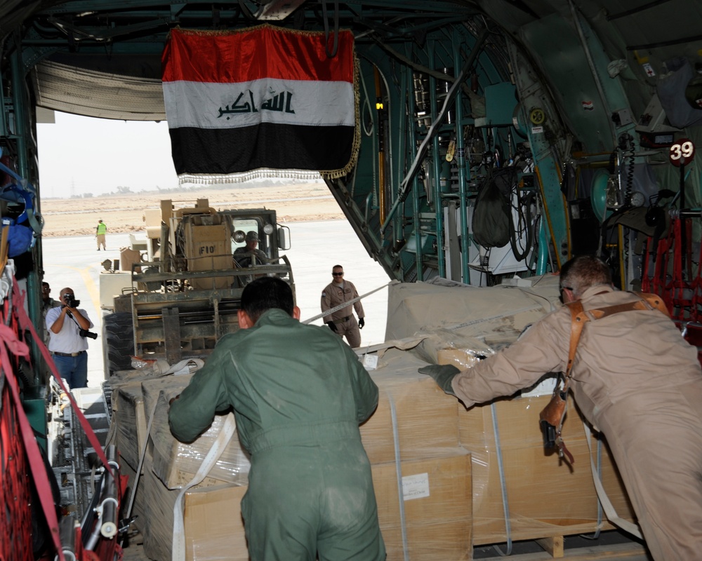 First Iraqi Air Force Supported Humanitarian Airlift Mission To Najaf