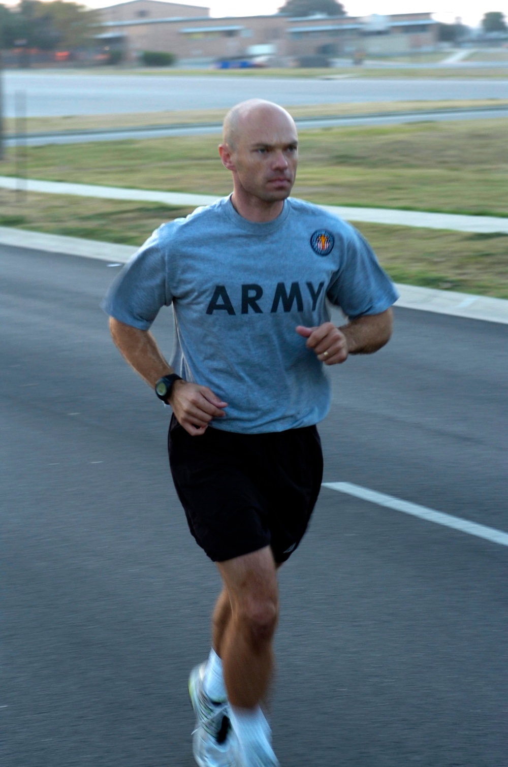 Marathon runner finds something to run for