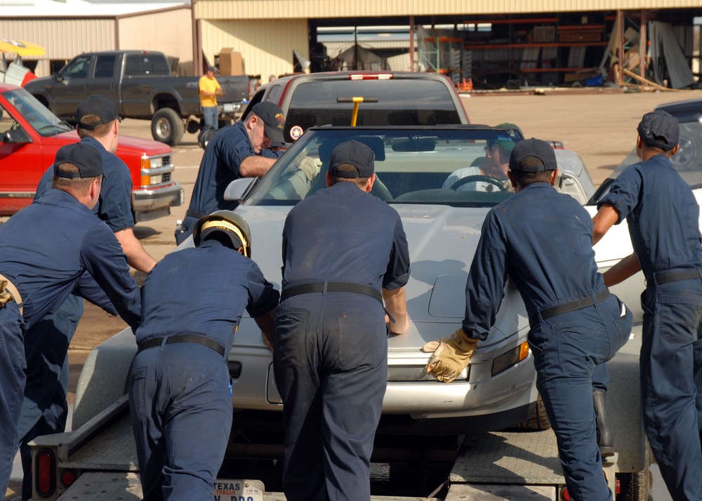 Galveston Flight Musuem after Hurricane Ike